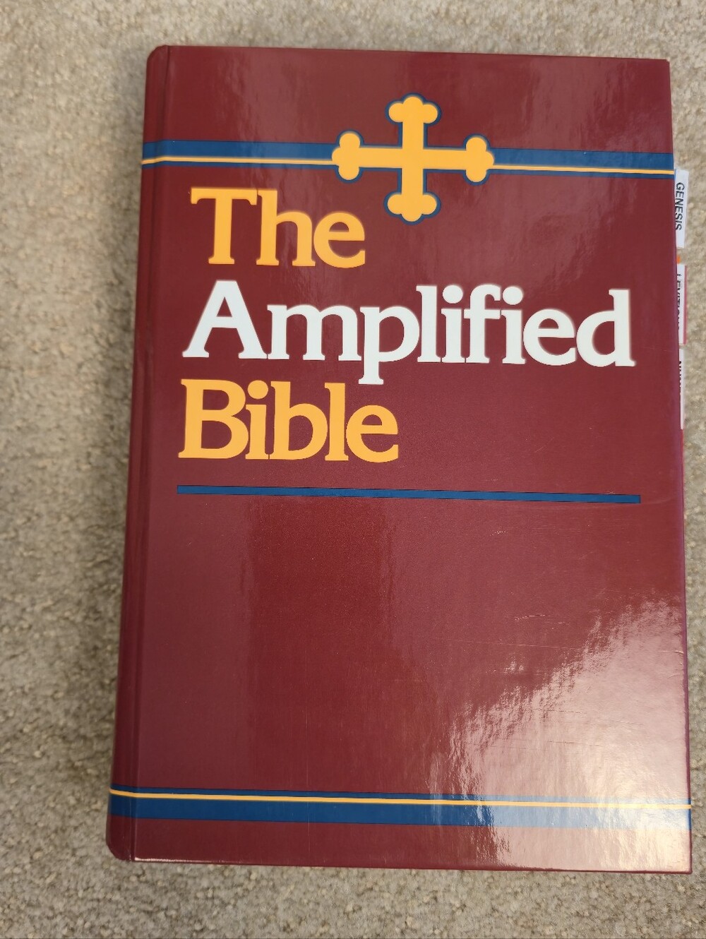 The Amplified Bible Hardcover Large Print 1987 Zondervan Publishing House